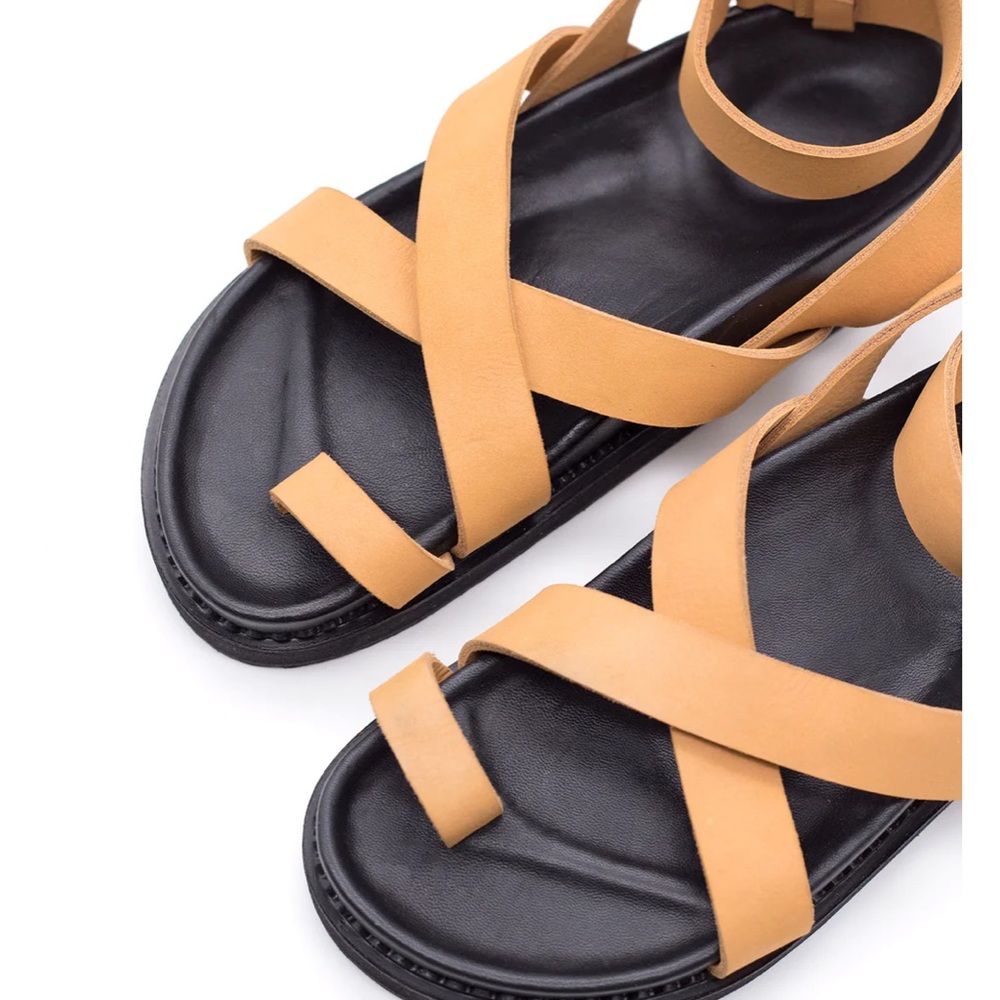 Liberte Leather Bronte Sandals In Tan